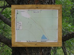 Campsite sign at Turkey Creek